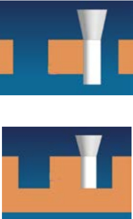 微細溝加工と微細孔加工